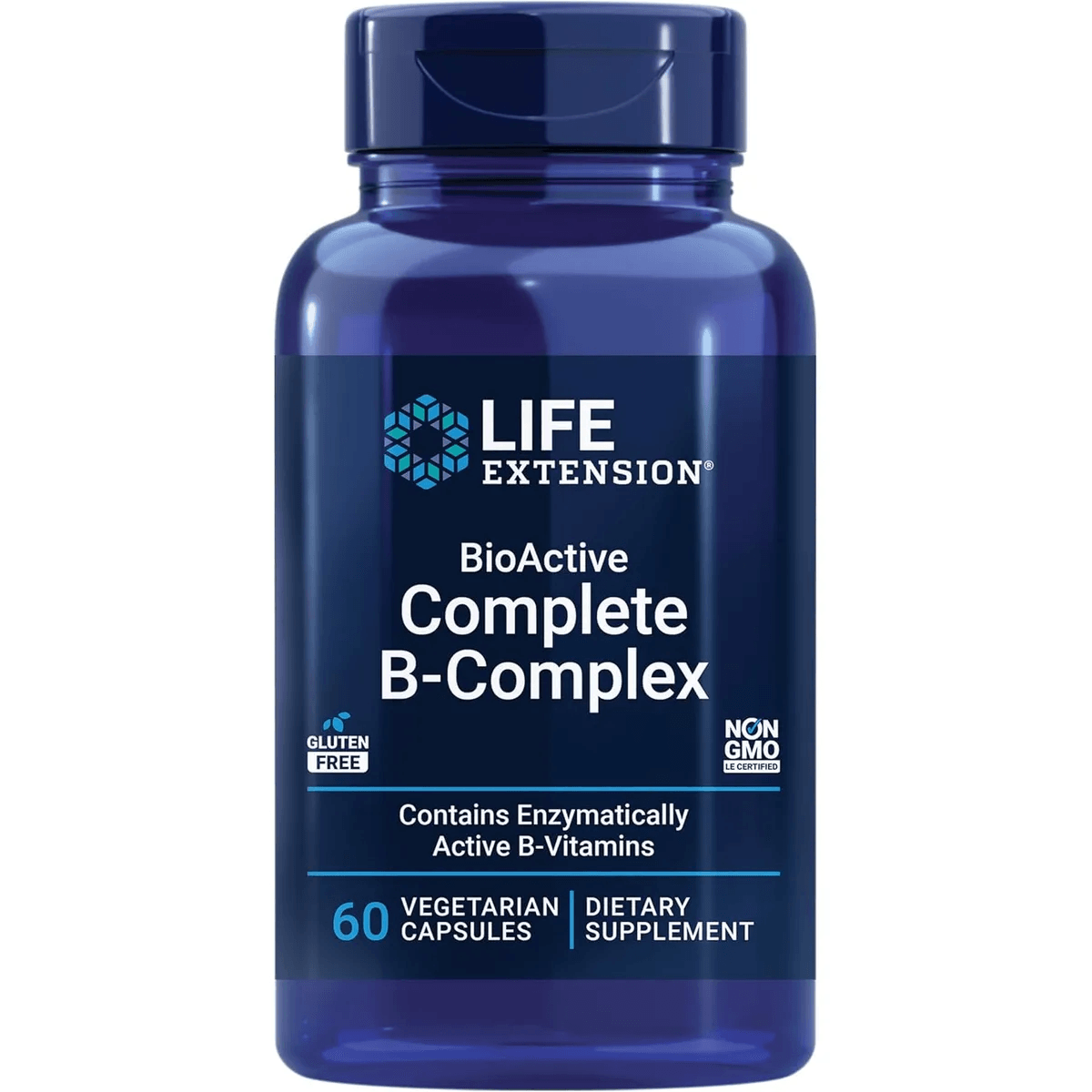 B Complex Complejo B completo bioactivo 60 cápsulas Life Extension