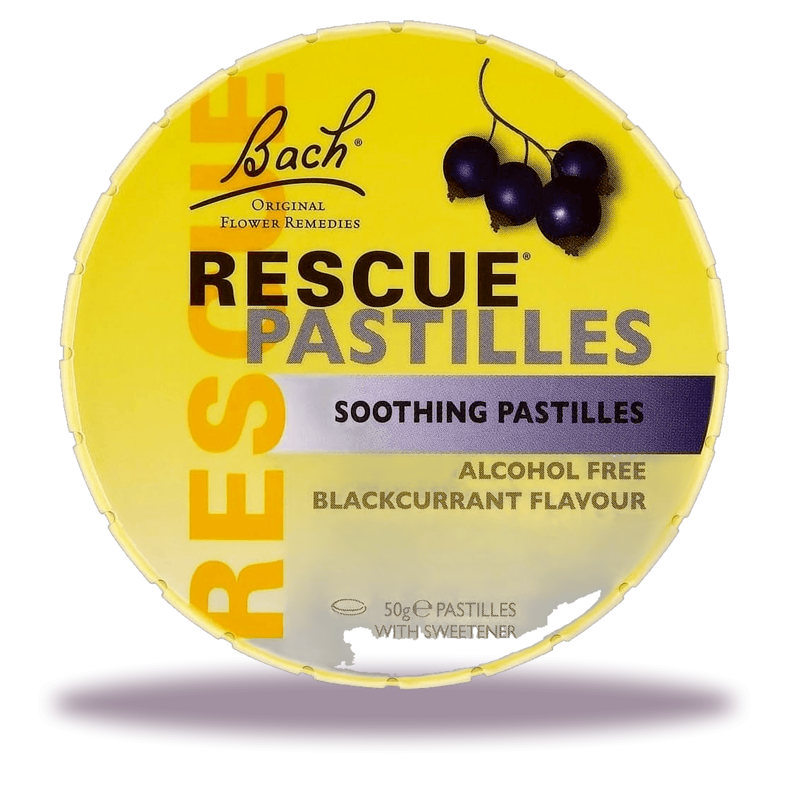 Bach sku- 5000488105773 FLORES DE BACH RESCUE REMEDY EN GOMITAS SABOR ARANDANOS 50GR