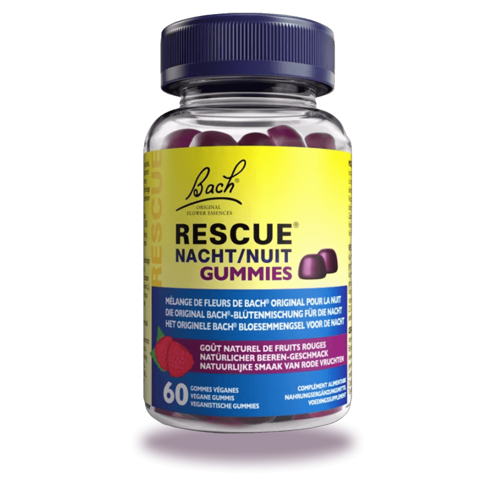 Bach FLORES DE BACH RESCUE NIGHT GUMMIES SABOR FRUTOS ROJOS X60 GOMITAS