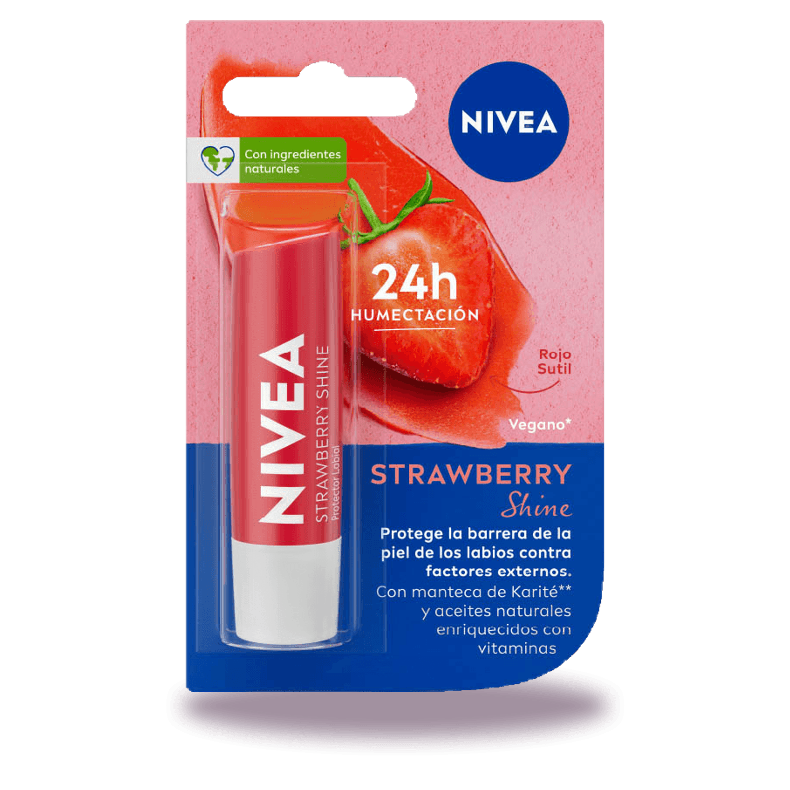 Protector Labial Nivea Fruity Shine Fresa