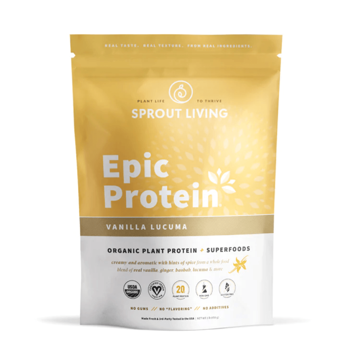 EPIC PROTEIN VANILLA LUCUMA SPROUT LIVING X455GR