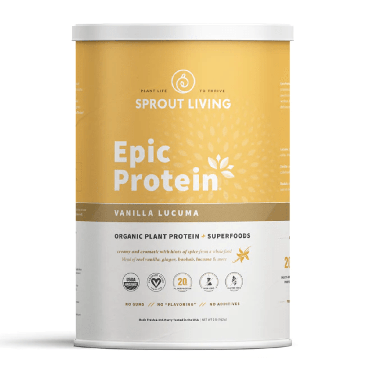 EPIC PROTEIN VAINILLA LUCUMA SPROUT LIVING X2LB