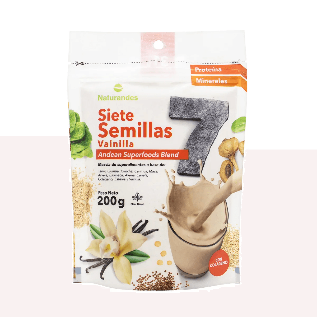 SIETE SEMILLAS VAINILLA NATURANDES 200GR