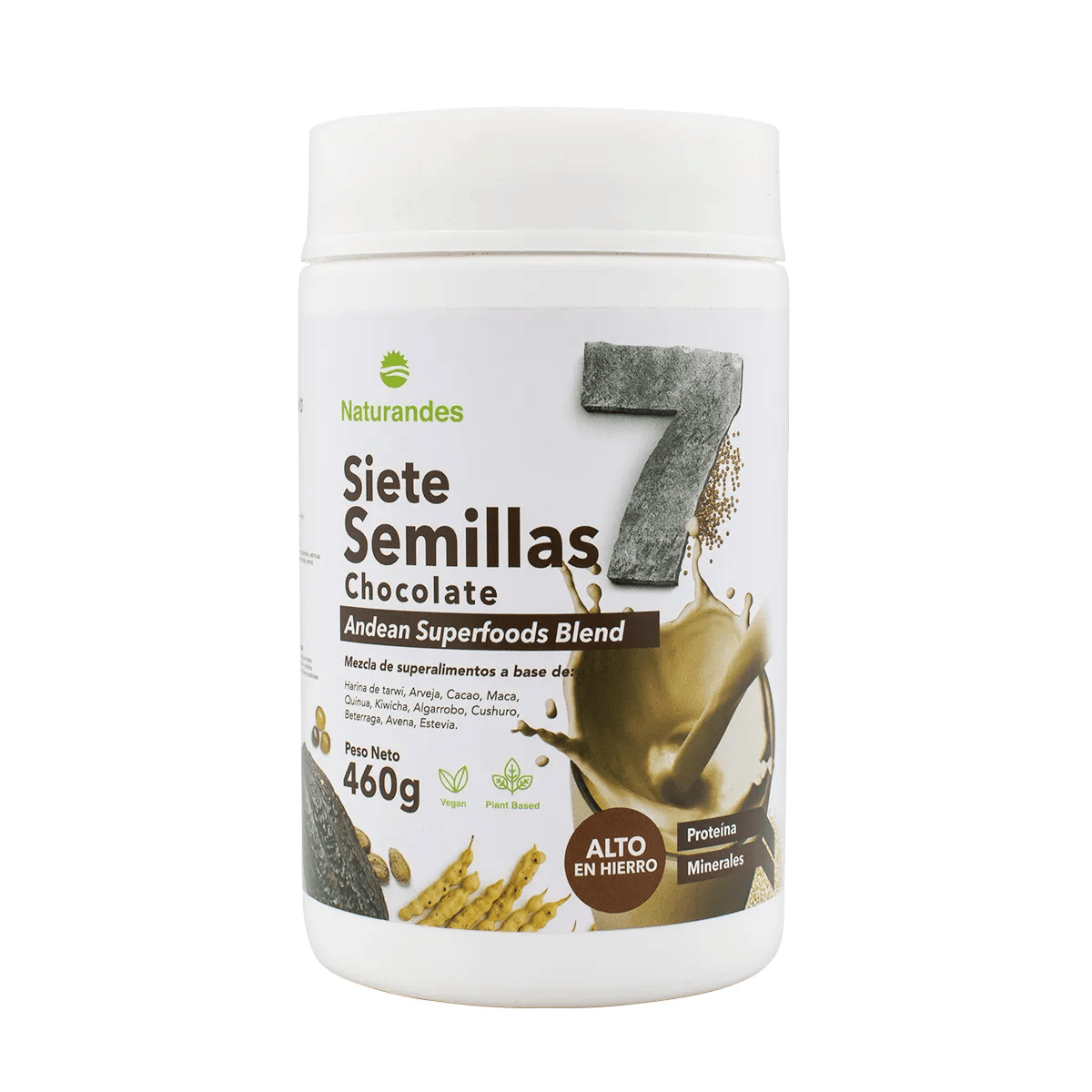 SIETE SEMILLAS CHOCOLATE NATURANDES 460GR