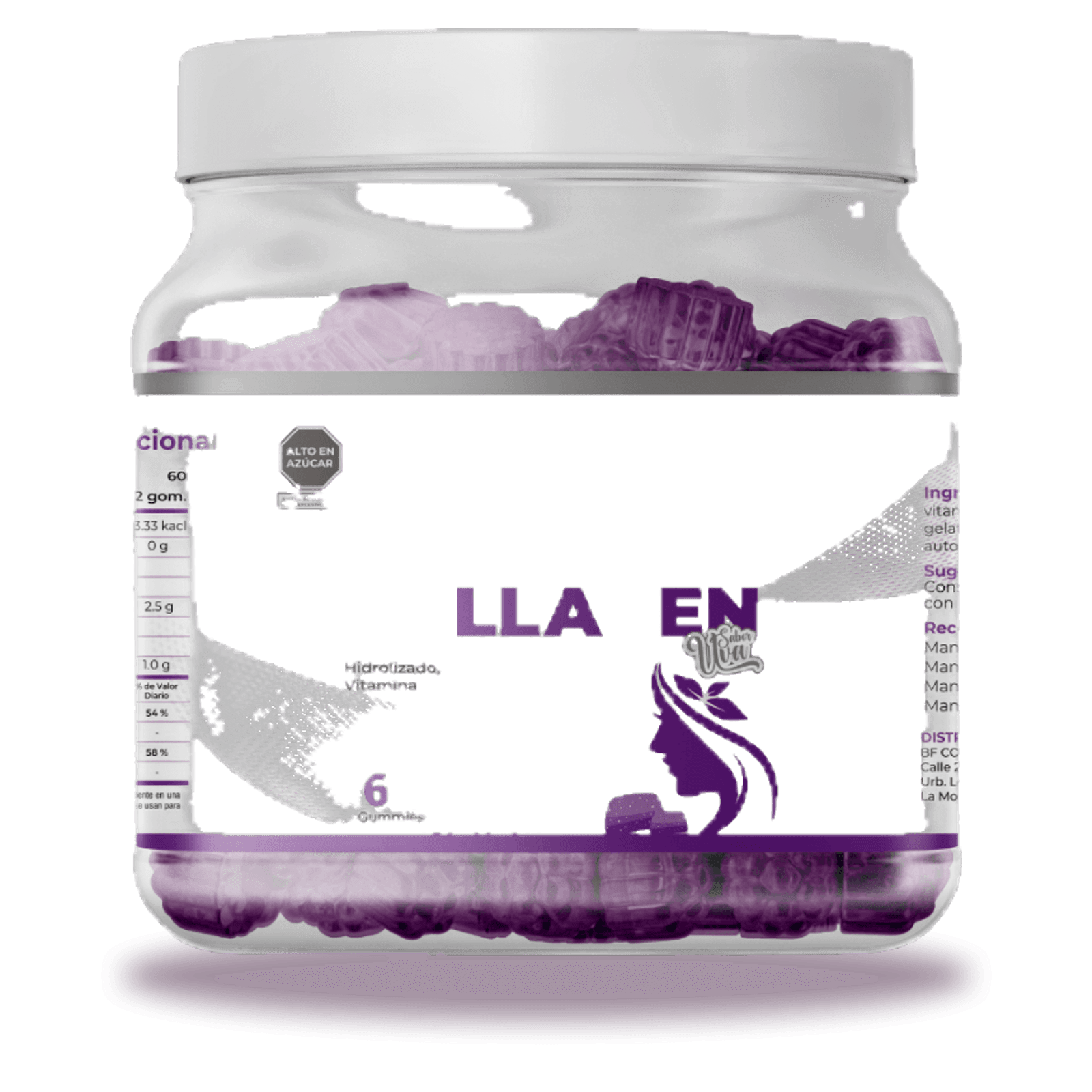 UN 1 UN Colageno Resveratrol Biotina Zinc Gummies Adult