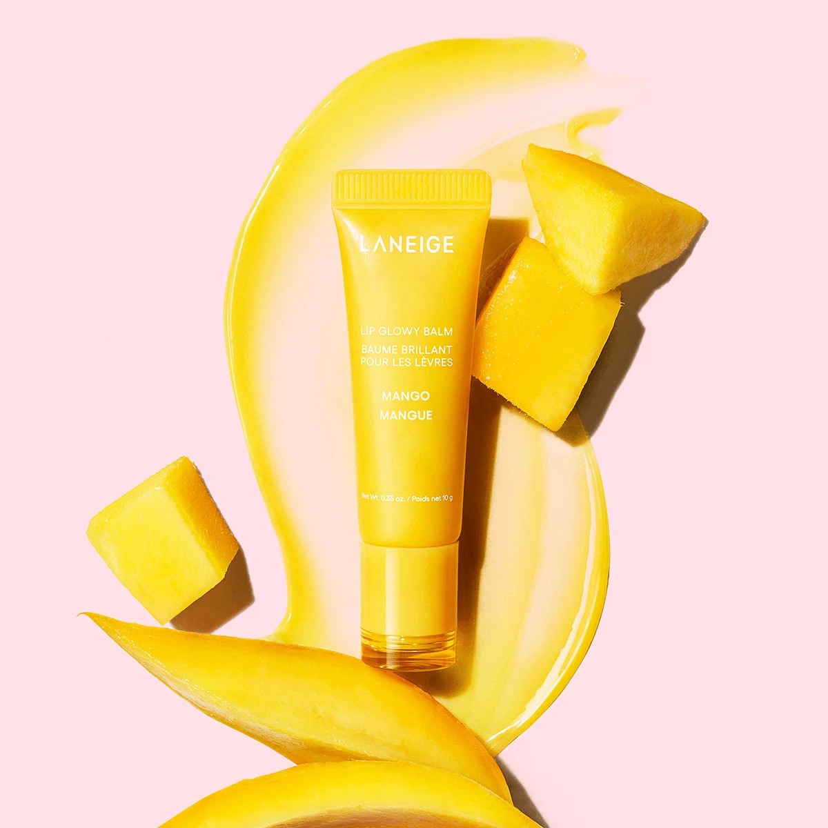 Bálsamo Labial Laneige Lip Glowy Balm Mango 10Gr 5