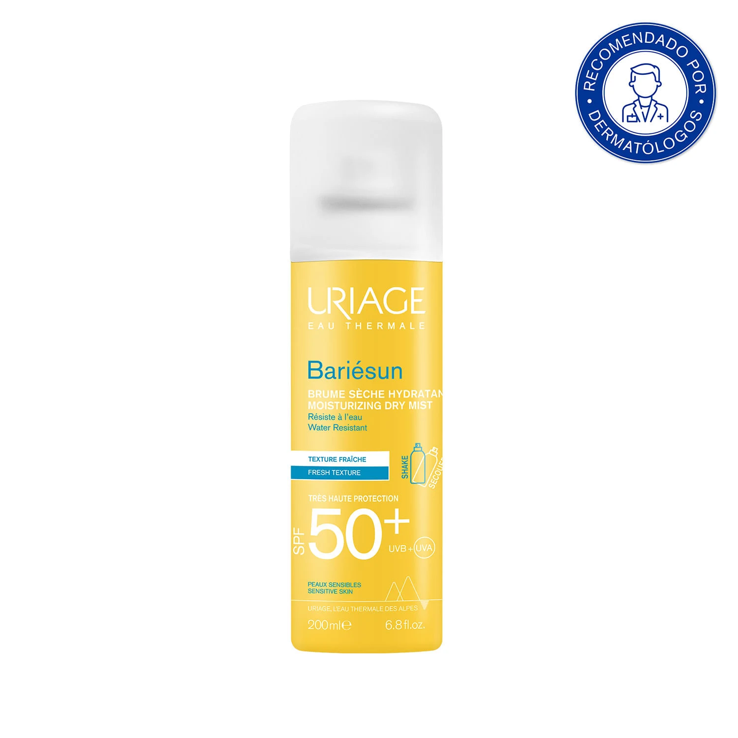 Bloqueador Solar Bariesun SPF 50+ Bruma Spray 200 ml Uriage