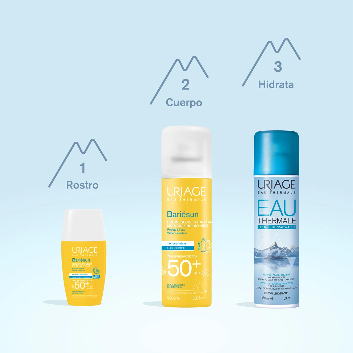 Bloqueador Solar Bariesun SPF 50+ Bruma Spray 200 ml Uriage 5
