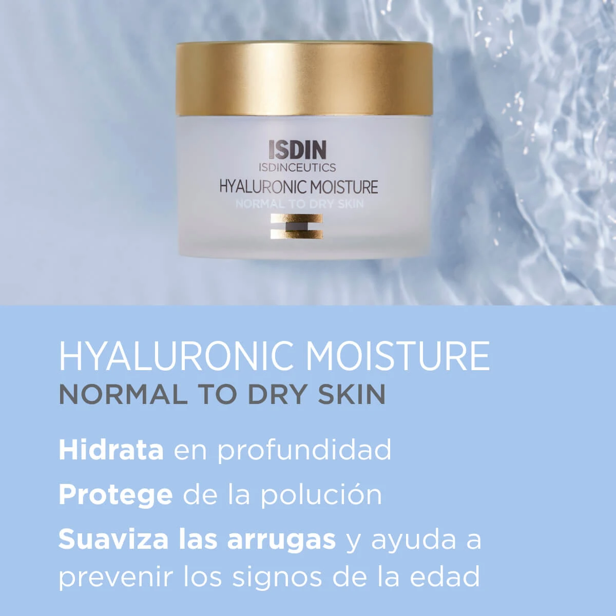 Crema Hidratante Isdinceutics Hyaluronic Moisture Normal Skin 50Ml 3