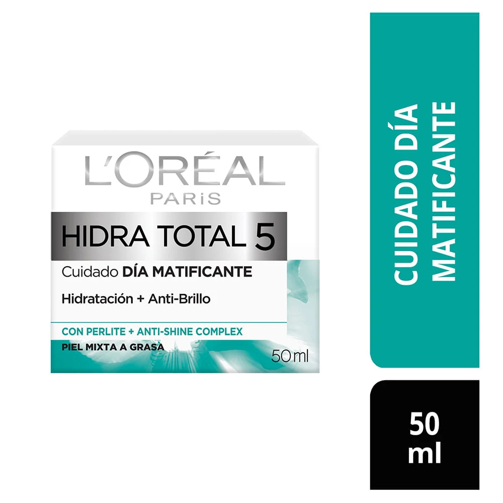 Crema Hidratante Matificante Hidra-Total 5 50 Ml L'Oréal Paris Skin Care 2