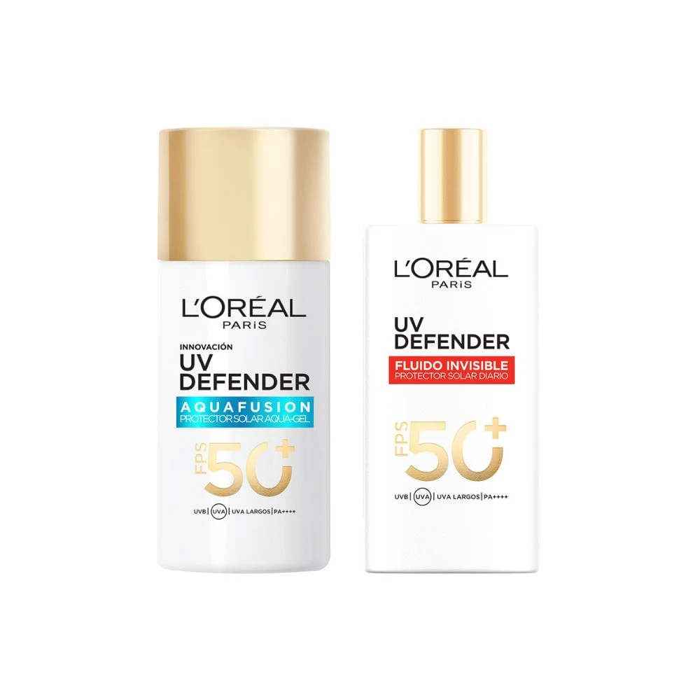 Duo Bloqueador UV Aqua Fusion + UV Defender Fluido