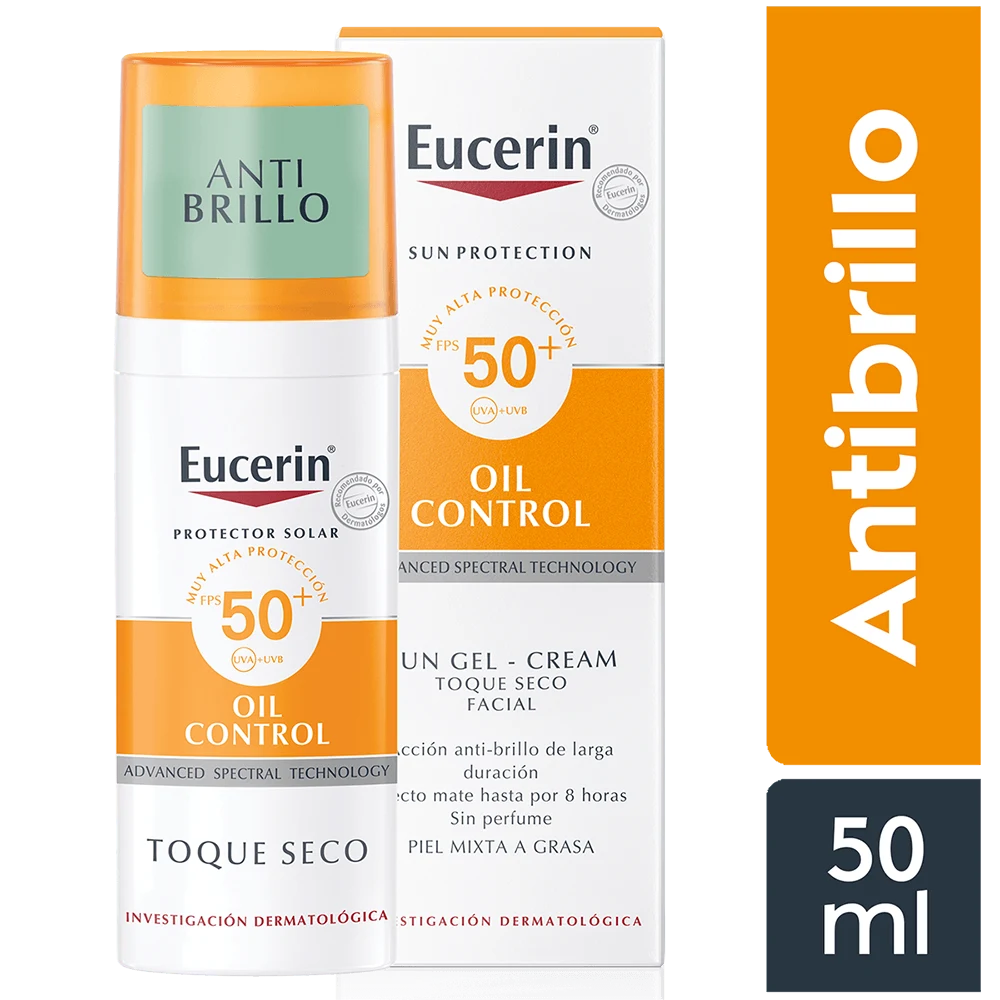 Eucerin Oil Control FPS50+ Protector Solar Facial 50ml 2