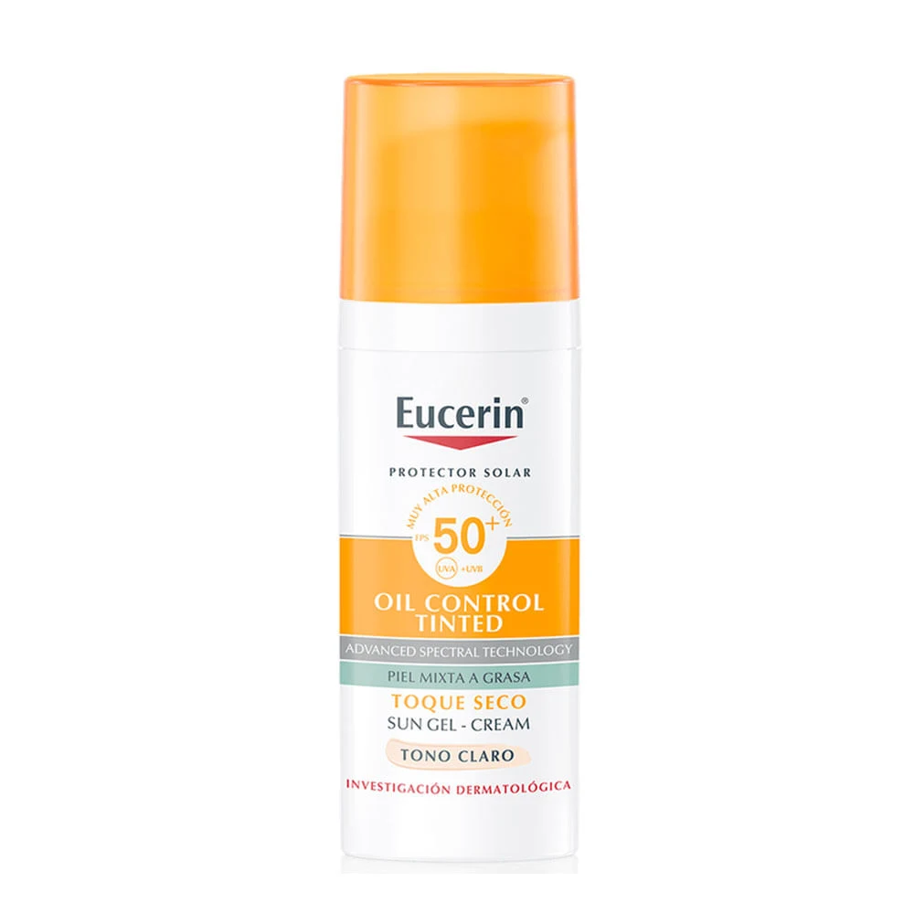 Eucerin Oil Control Tono Claro FPS50+ Protector Solar Facial 50ml