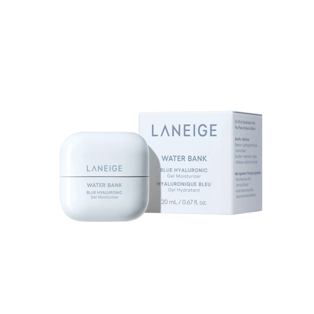 Gel Facial Laneige Water Bank Blue Hyaluronic Gel Moisturizer Mini 20ml