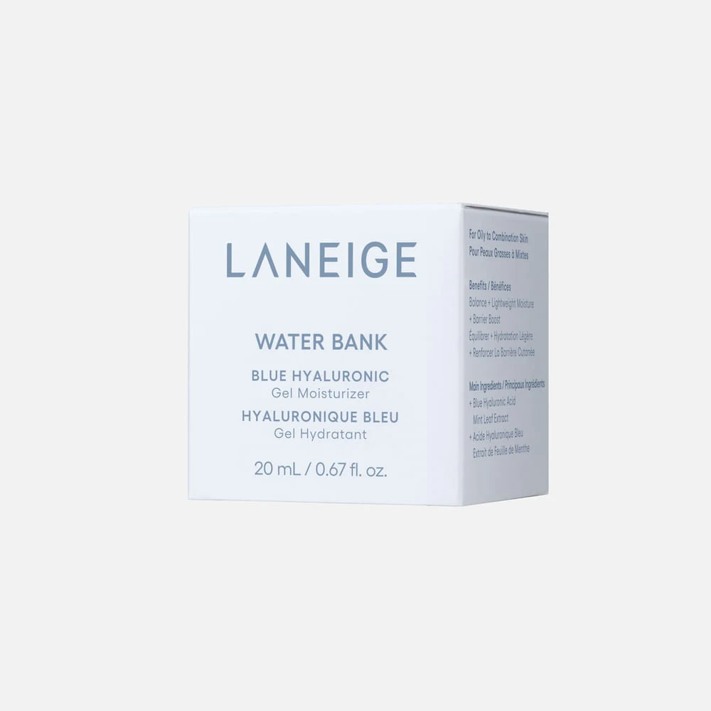 Gel Facial Laneige Water Bank Blue Hyaluronic Gel Moisturizer Mini 20ml 2