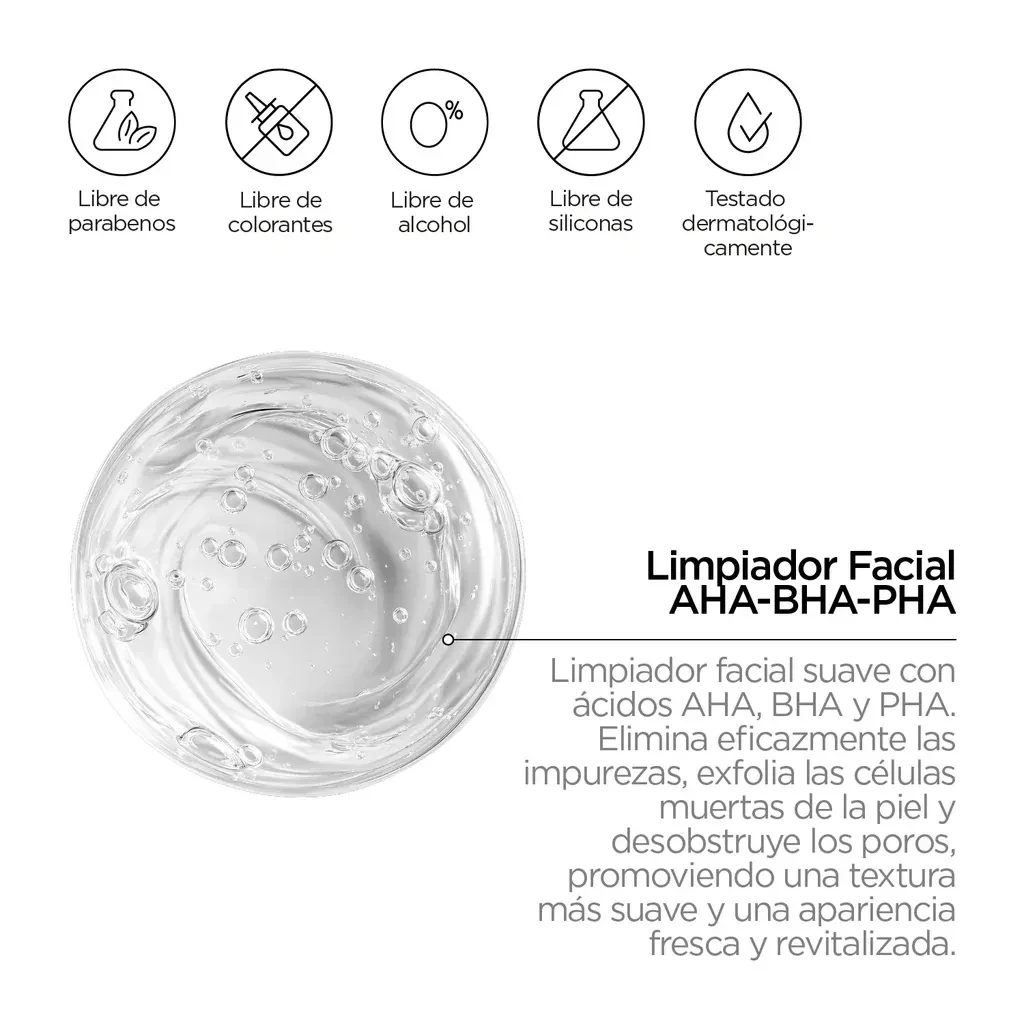Limpiador Facial Revox Zitcare Aha.Bha.Pha. Face Wash 250Ml 4