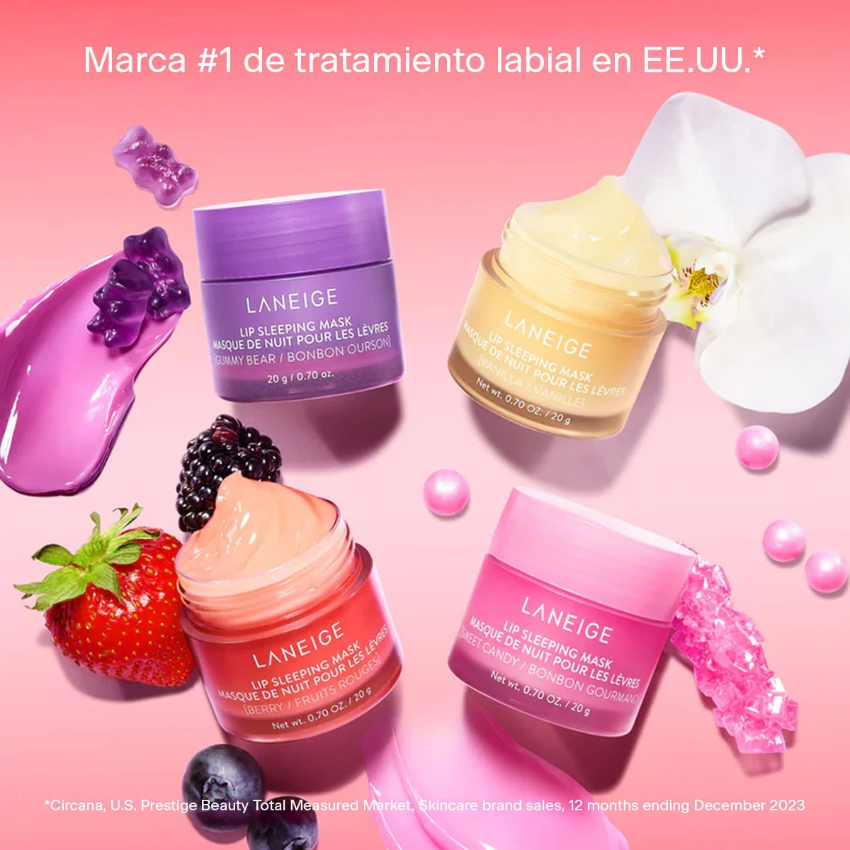 Mascarilla Labial Lip Sleeping Mask Berry Laneige 20Gr 5