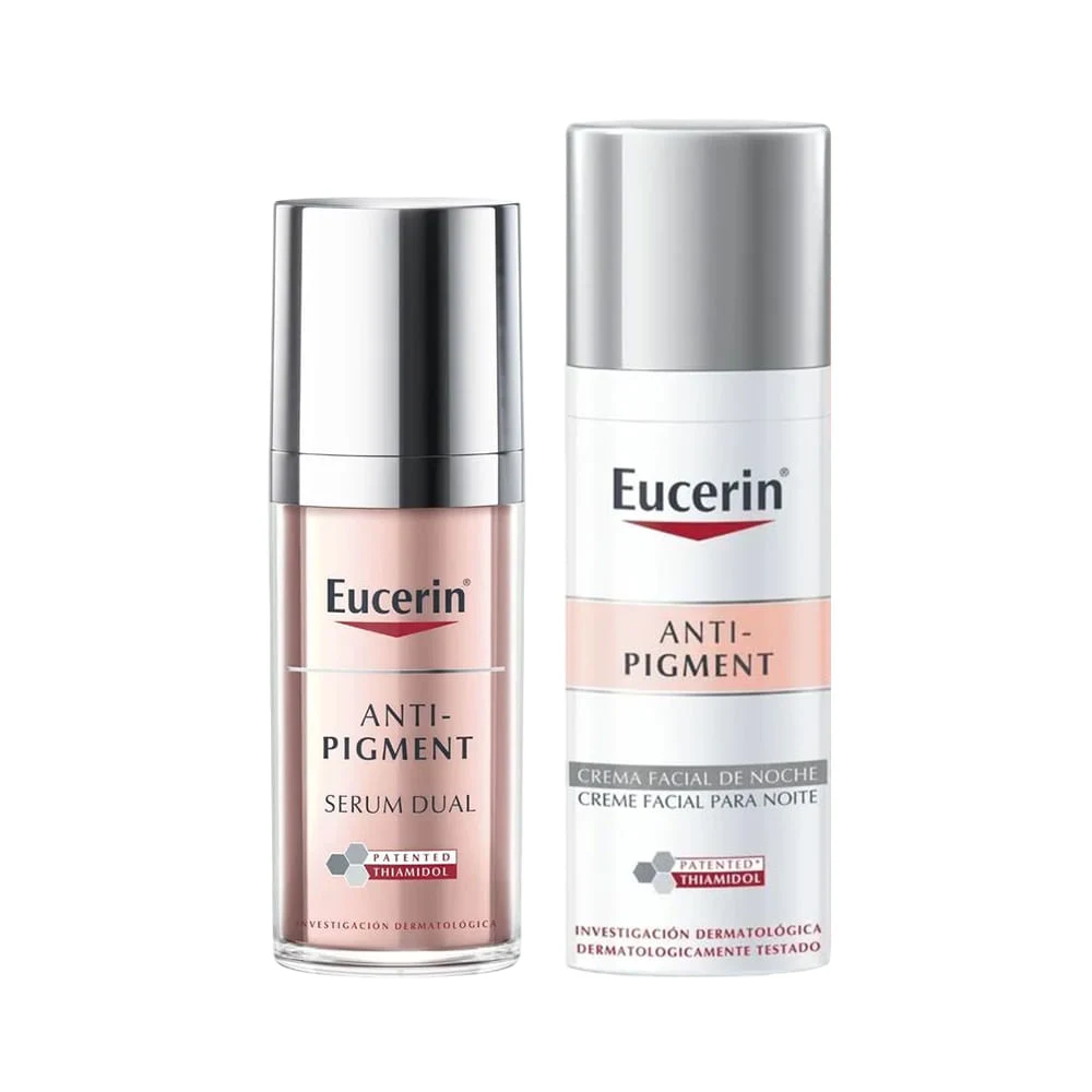 Pack Rutina Antimanchas Eucerin: Antipigmento Serum Dual+Crema de noche