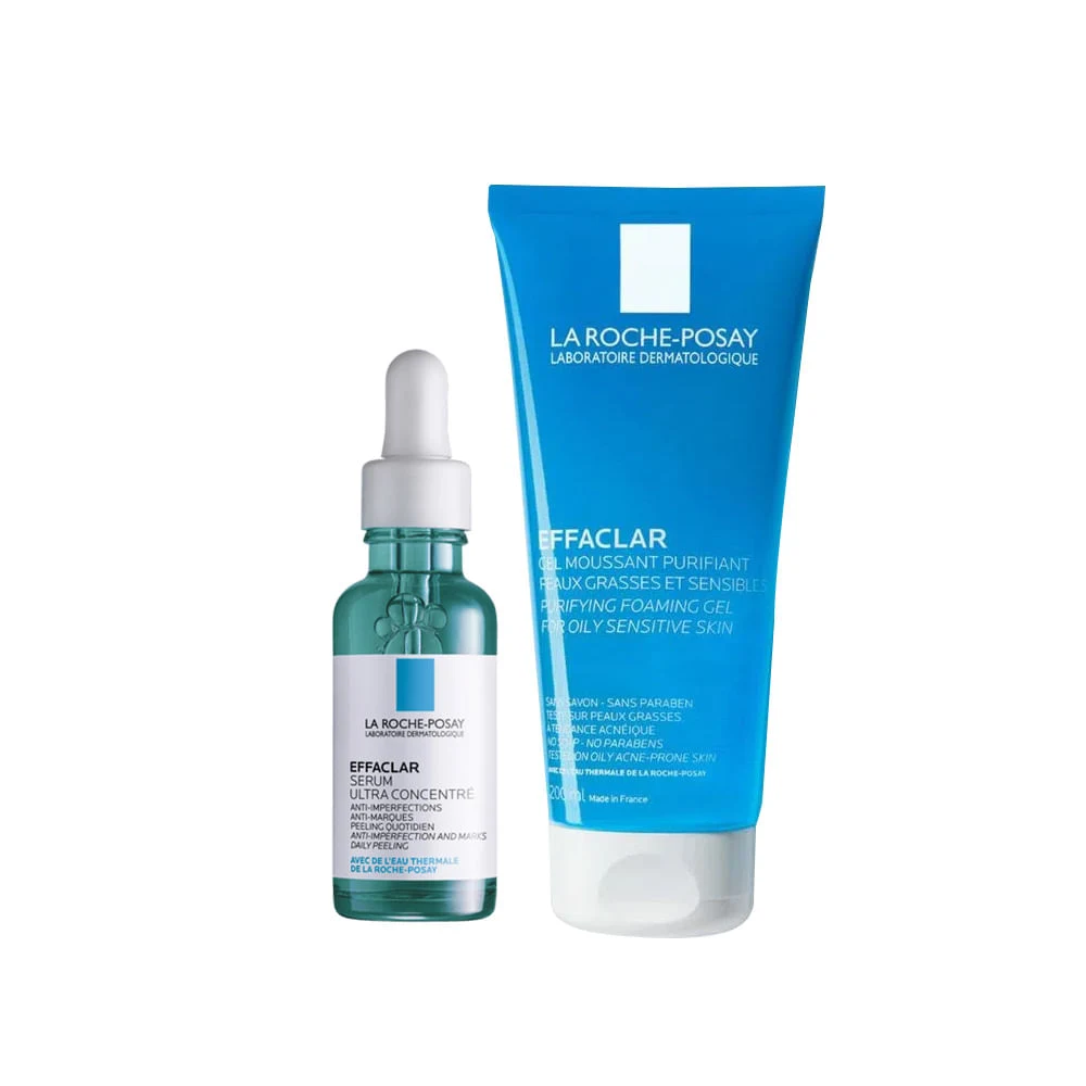 Pack Serum Effaclar + Gel Limpiador Effaclar La Roche Posay