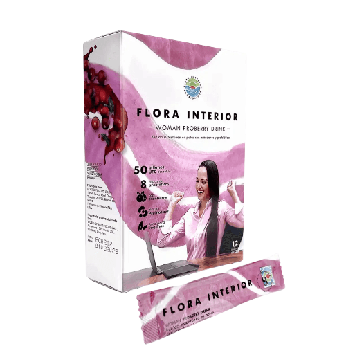 Probiótico Woman ProBerry Flora Interior 12 Sobres