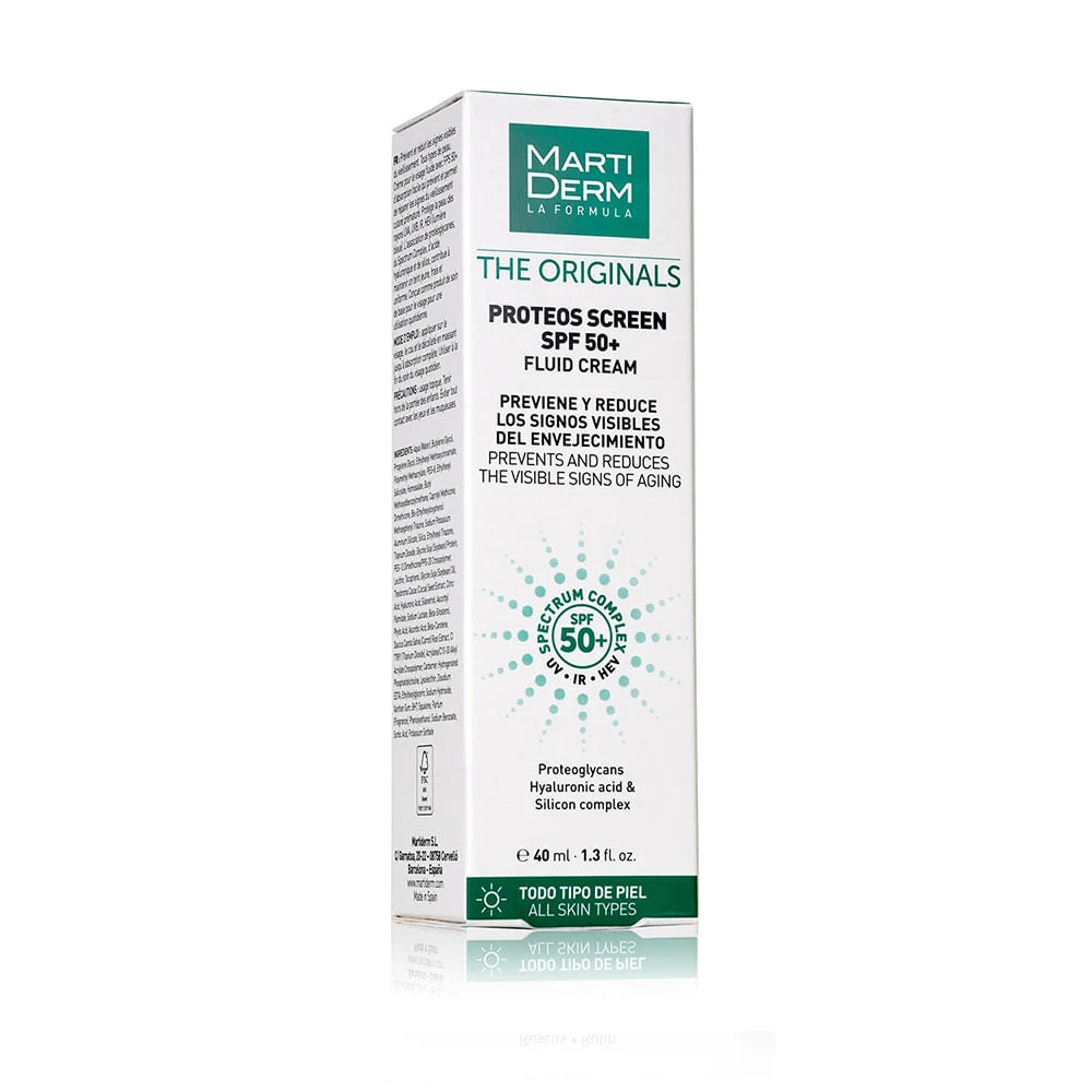 Protector Solar Facial Anti-Aging Proteos Screen Spf50+ 40ml Martiderm 2