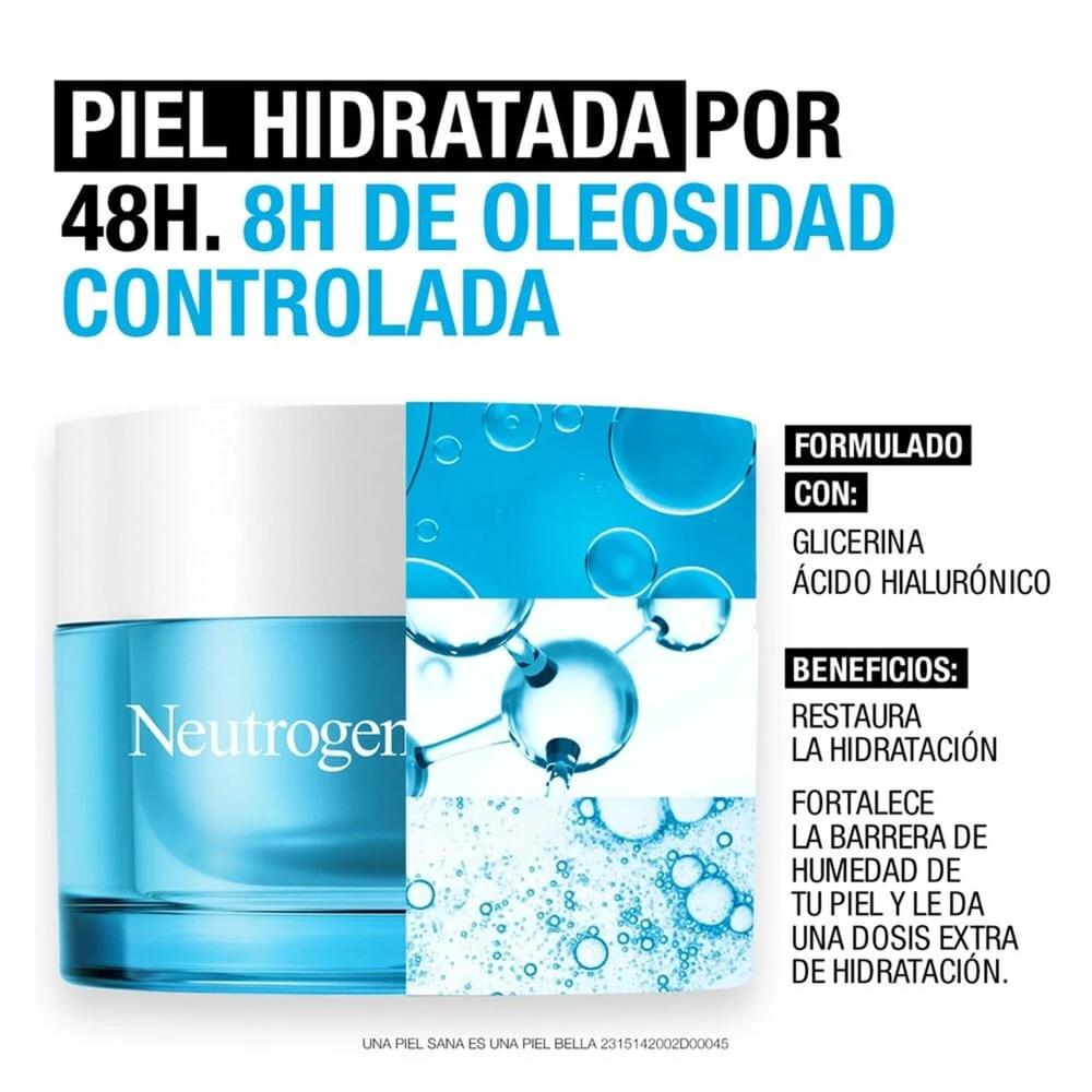 Refill Crema Hidratante Facial Hydro Boost Ácido Hialurónico 50 g Neutrogena 4