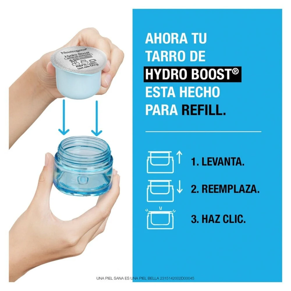 Refill Crema Hidratante Facial Hydro Boost Ácido Hialurónico 50 g Neutrogena 5