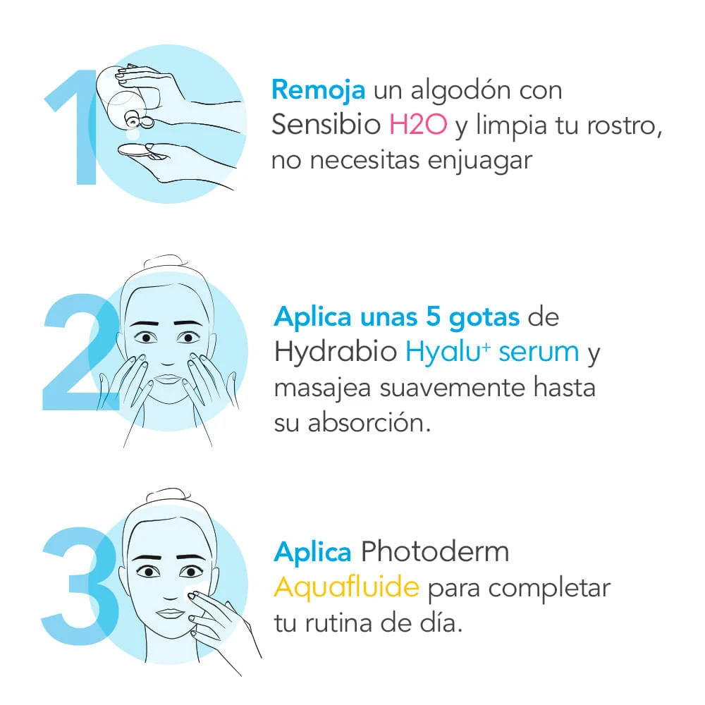 Serum Anti edad Bioderma Hydrabio Hyalu 30 ml 3