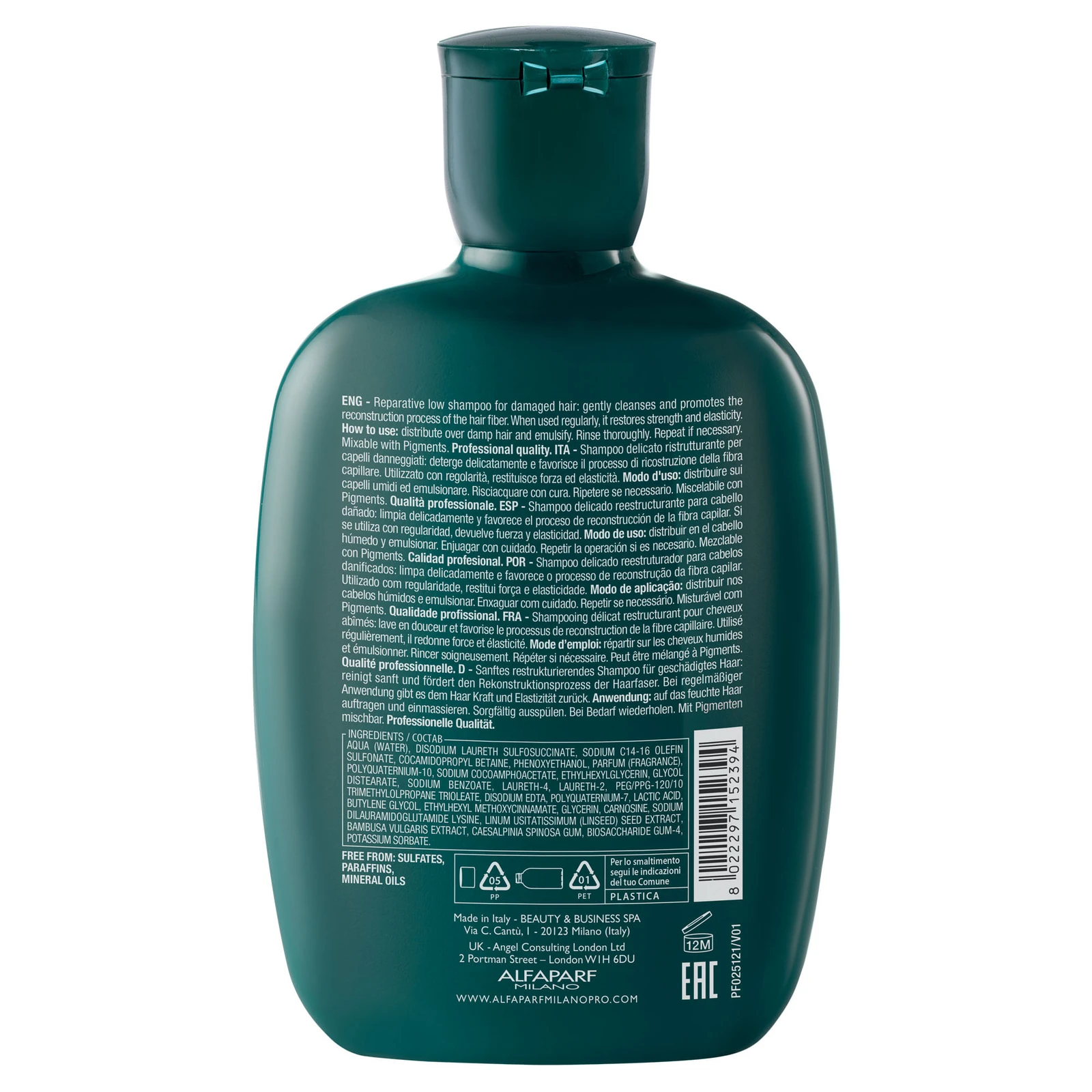 Shampoo Diamond Illuminating Reparación 250ml Alfaparf Milano 2