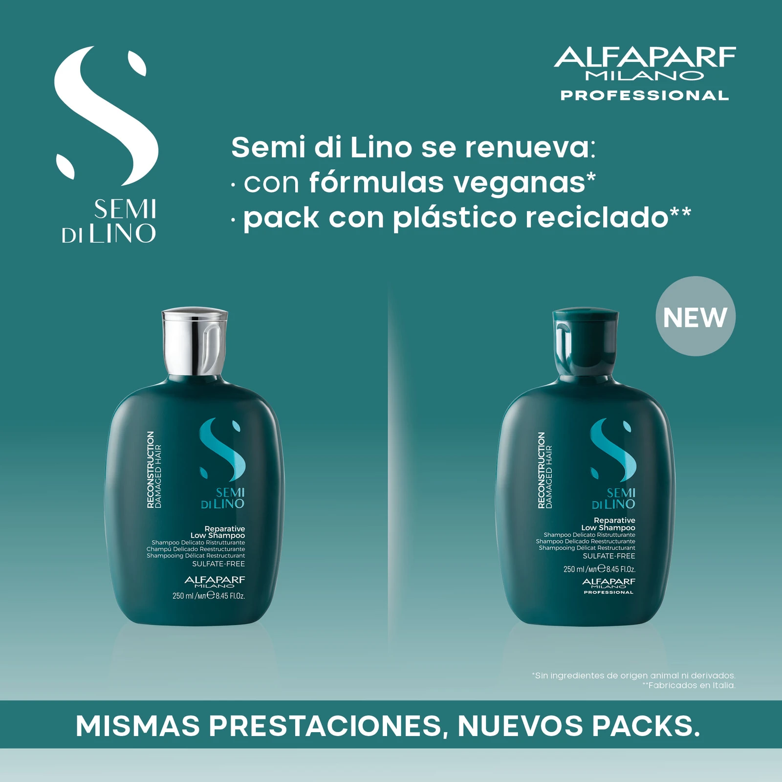 Shampoo Diamond Illuminating Reparación 250ml Alfaparf Milano 3