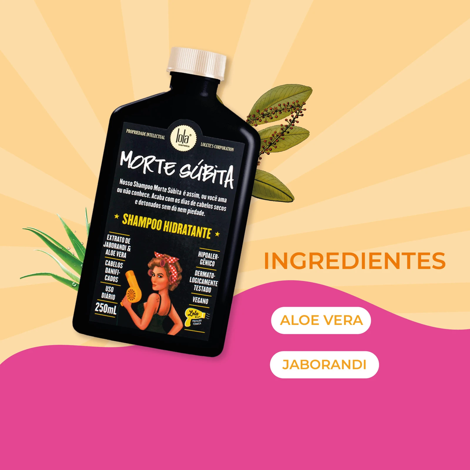 Shampoo Lola Cosmetics Morte Subita 250 ml 2